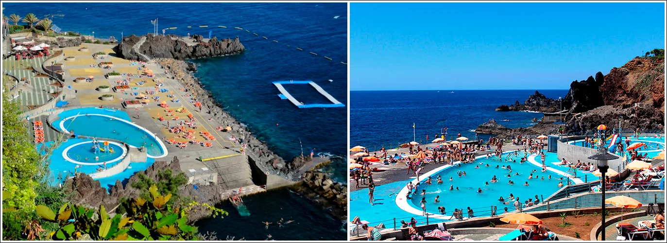 piscinas naturales de madeira ponta gorda